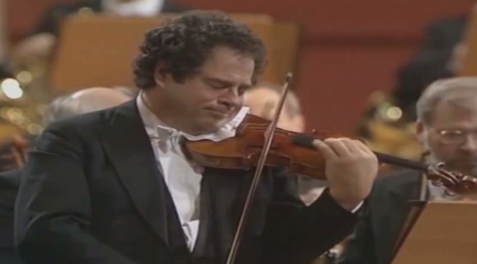 Itzhak Perlman & Berlin Philharmonic play Beethoven's Violin Concerto