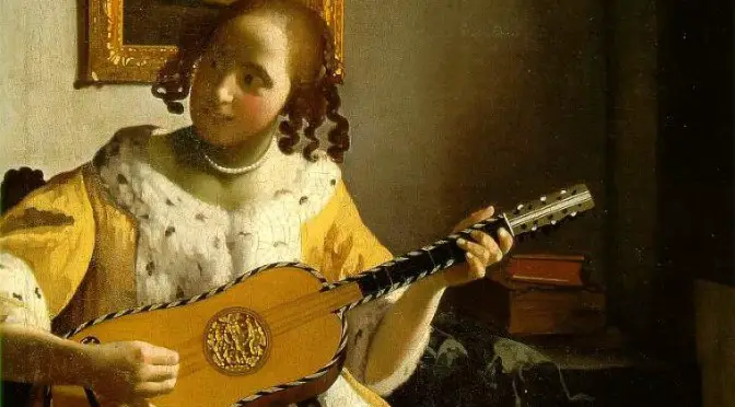 "Guitar Player" by Johannes Vermeer