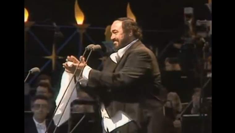 Pavarotti at Hyde Park - Luciano Pavarotti concert (1991)