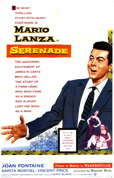 "Serenade", Original movie poster