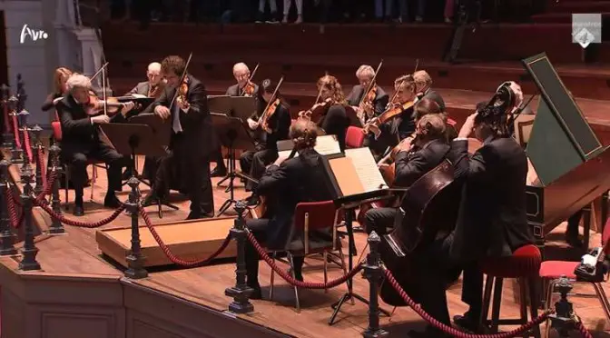 Vesko Eschkenazy and Concertgebouw Kamerorkest perform Johann Sebastian Bach's Violin Concerto in A minor