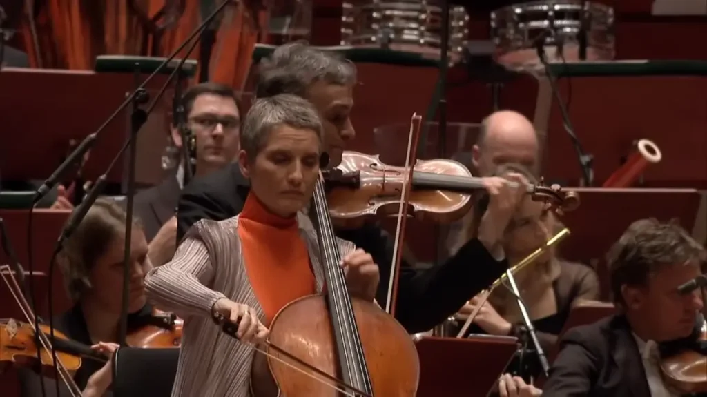 Anne Gastinel performing Beethoven Triple Concerto in 2015