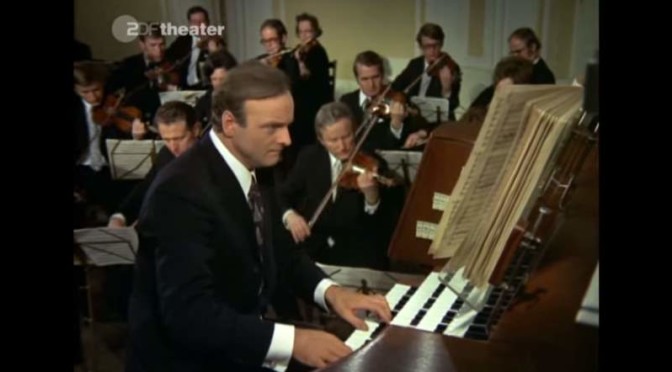 Karl Richter plays Handel organ concertos Op 7