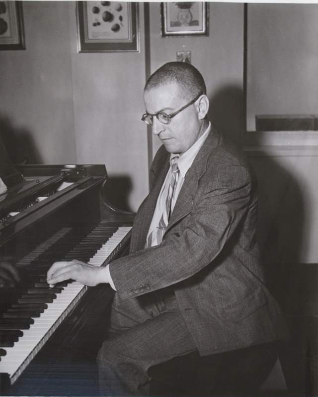 Paul Wittgenstein at the piano