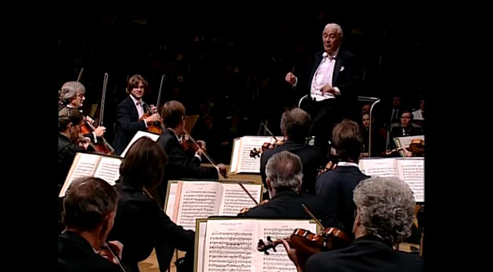 Conducted by Sergiu Celibidache, Munich Philharmonic Orchestra plays Antonín Dvořák Symphony No. 9 From the New World