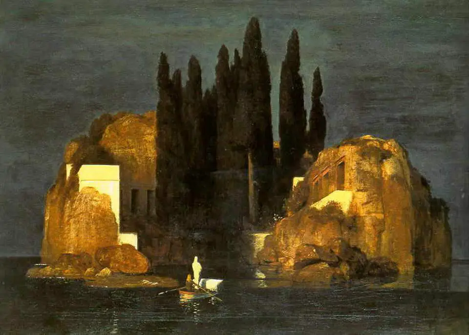 Arnold Böcklin, The Isle of the Dead (Die Toteninsel) - The Basel version
