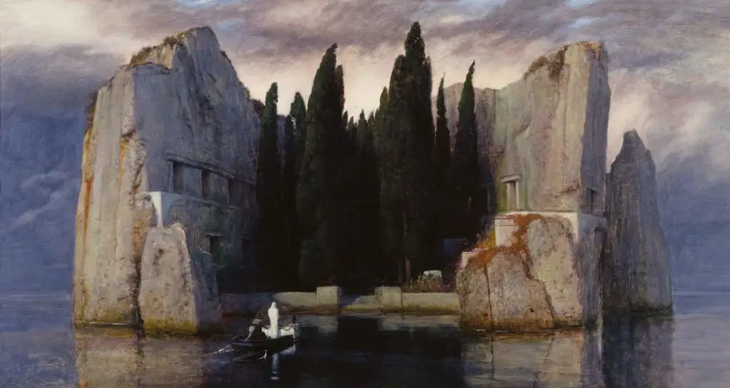 Arnold Böcklin, The Isle of the Dead (Die Toteninsel) - The third version