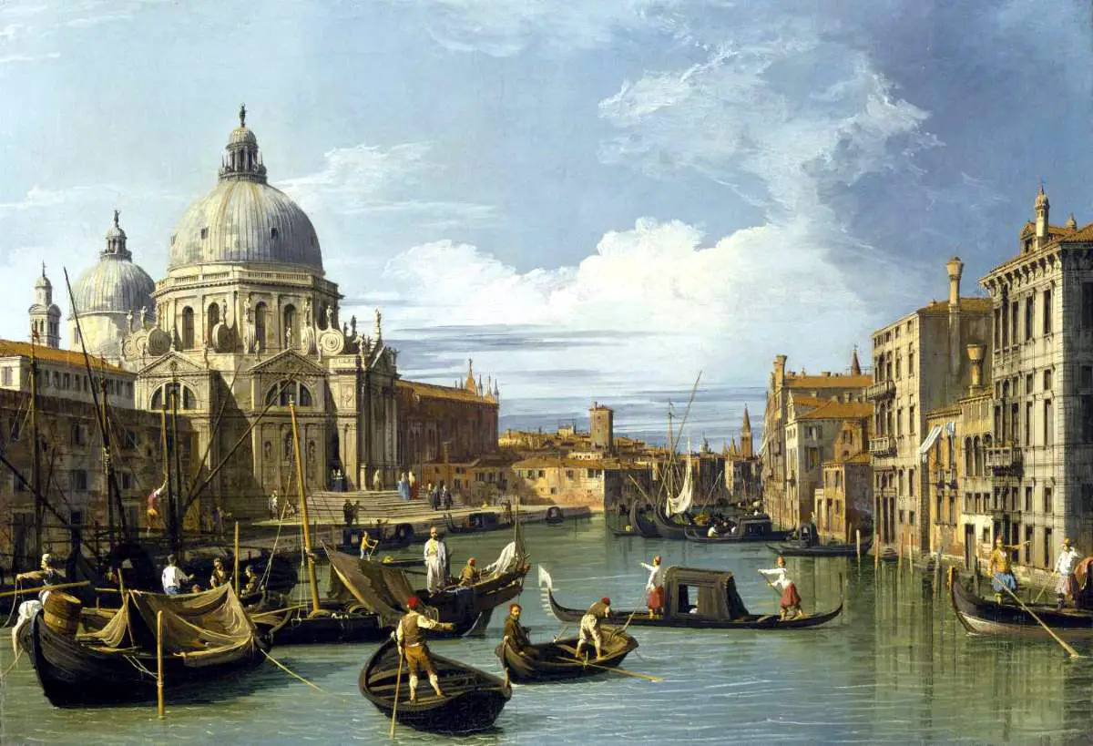 The Grand Canal and the Church of the Salute (Canaletto)