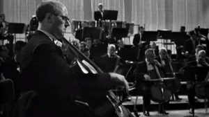 Mstislav Rostropovich performs Shostakovich Cello Concerto No. 1 [1961]