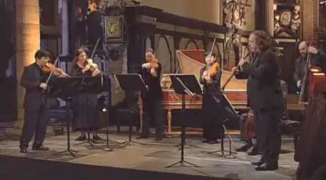 Il Gardellino performs Johann Sebastian Bach's Concerto for Violin and Oboe in c minor, BWV 1060R