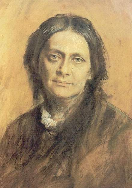 Clara Schumann (1878, portrait by Franz von Lenbach)