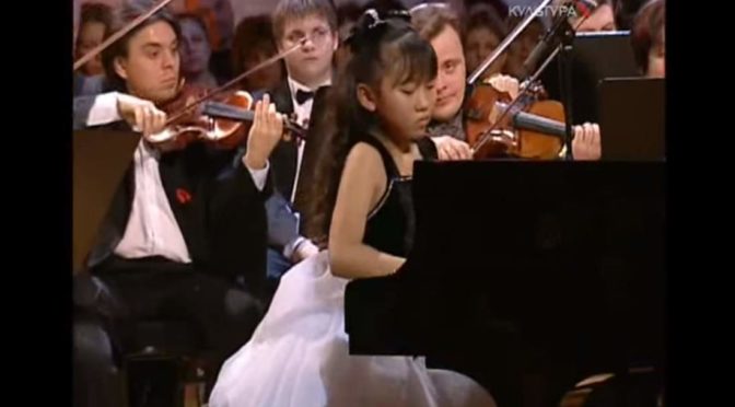 11-year-old Aimi Kobayashi performs Wolfgang Amadeus Mozart's Piano Concerto No. 26