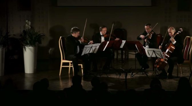 Camerata Quartet plays String Quartet, no. 3, op. 155 by Gerard Drozd