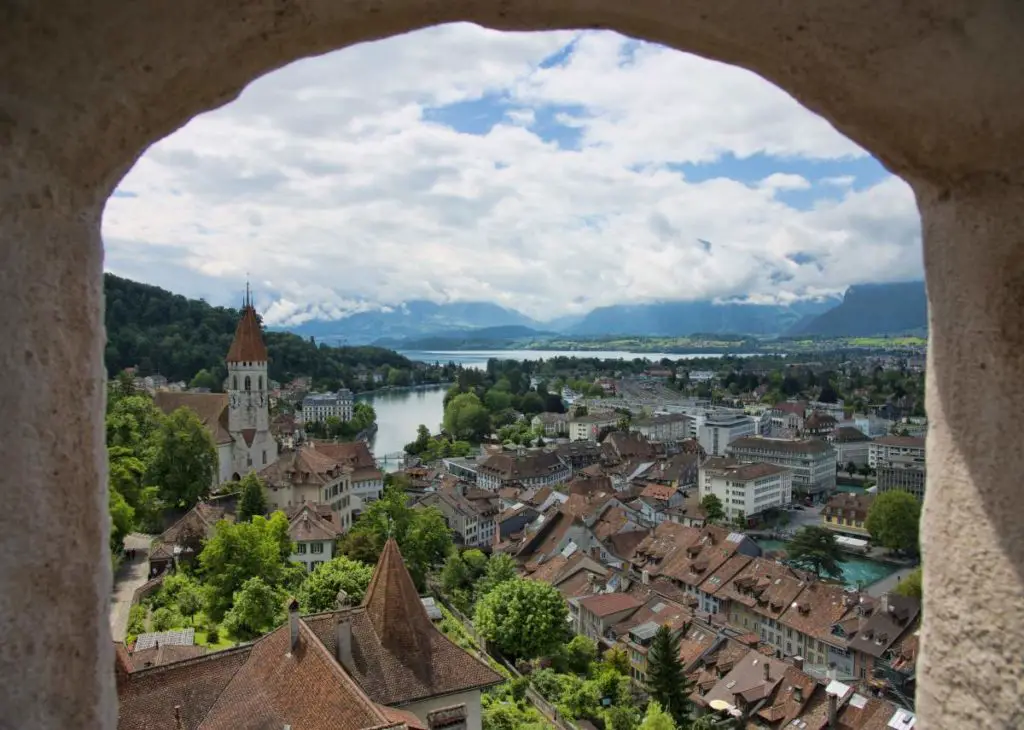 Thun, view from the castle (2012)