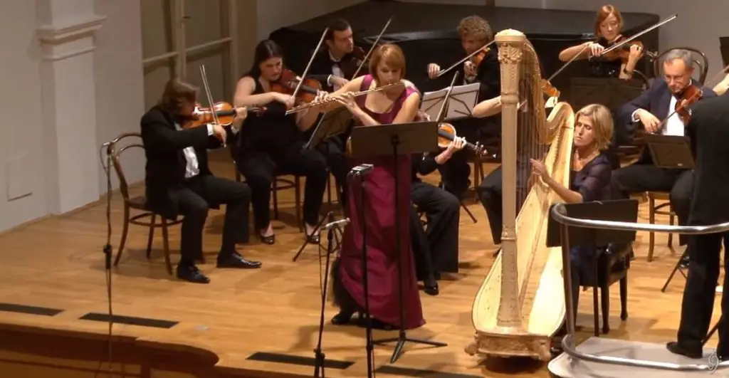 Croatian Chamber Orchestra performs Wolfgang Amadeus Mozart's Concerto for Flute, Harp, and Orchestra