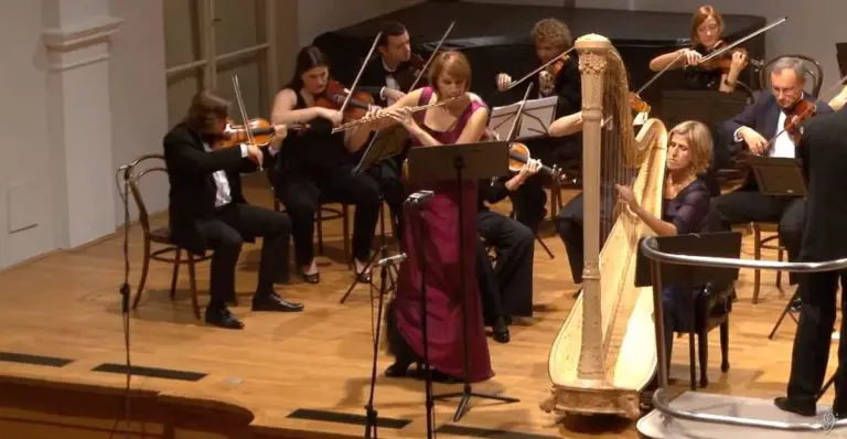 Croatian Chamber Orchestra performs Wolfgang Amadeus Mozart's Concerto for Flute, Harp, and Orchestra