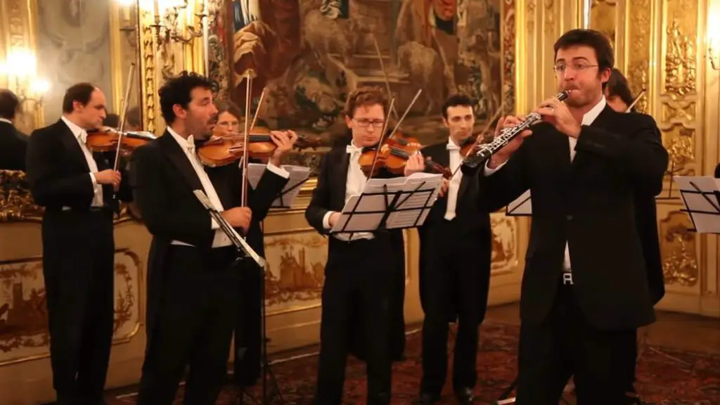 Cameristi della Scala performs Alessandro Marcello Oboe Concerto in D minor, S D935. Soloist: Fabien Thouand