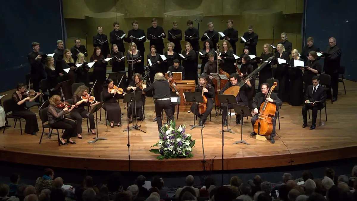 Conducted by Andres Mustonen, the Israeli Baroque Collective Barrocade and the Tallinn-based Estonian choir Voces Musicales perform Händel Dixit Dominus