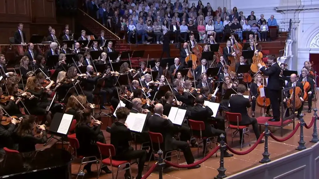 Radio Filharmonisch Orkest performs Vltava, also known by its English name The Moldau, by Bedřich Smetana