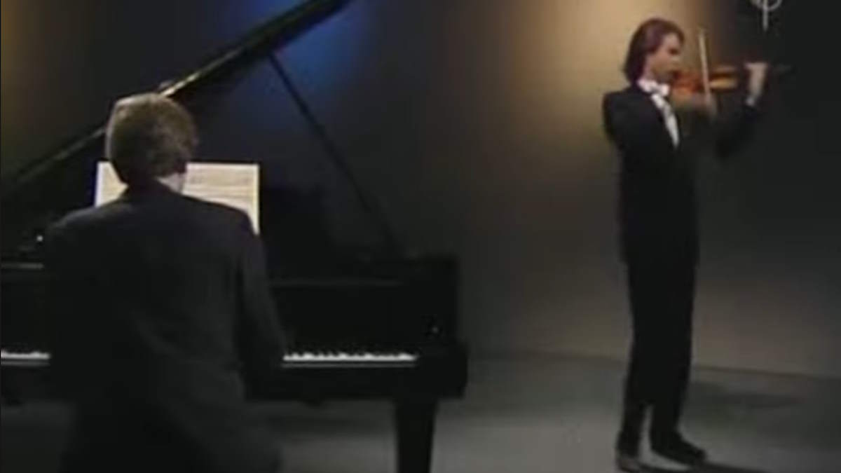 Augustin Dumay and Jean-Philippe Collard perform Schumann Violin Sonata No. 1