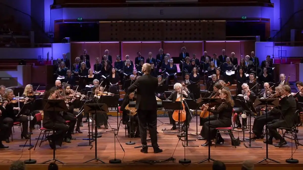 Conducted by Peter Dijkstra, the Radio Filharmonisch Orkest, and Groot Omroepkoor performs Georg Friedrich Händel Solomon